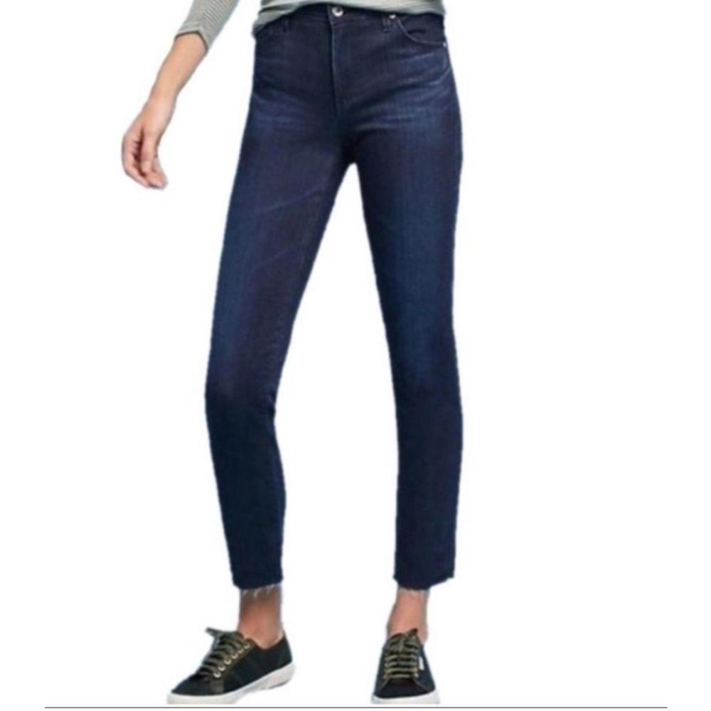 AG Adriano Goldschmied the Stevie ankle slim straight ankle jeans size 28R blue